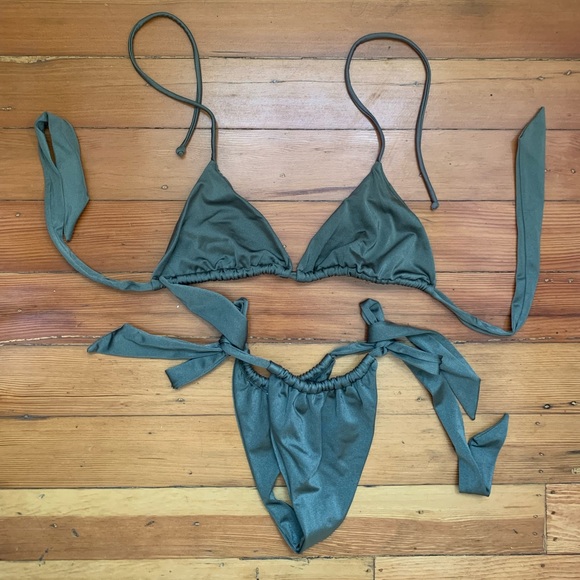 Fashion Nova Swim Green Fashion Nova Bikini Poshmark